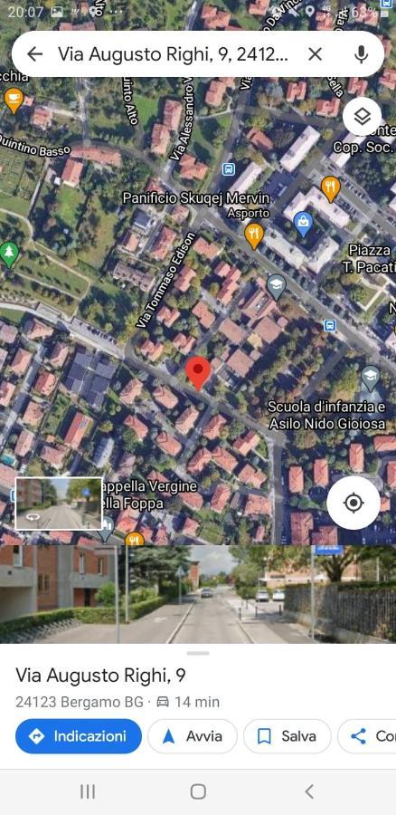 Villetta Rossini Appartamento Da Condividere Con Me Luciano Servizio Ospiti Taxi Driver Navetta No Wifi 2 Camera Da Letto Per 5 Persone Valbrembo Exterior foto